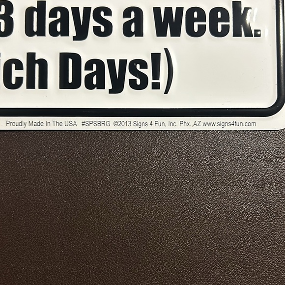 New Burglar Tin Sign shotgun - Picture 5 of 5